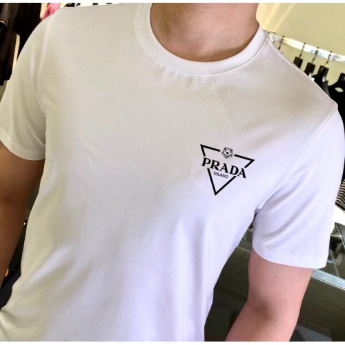Replica Prada T-Shirts Short Sleeved For Unisex #989373 $25.00 USD for Wholesale