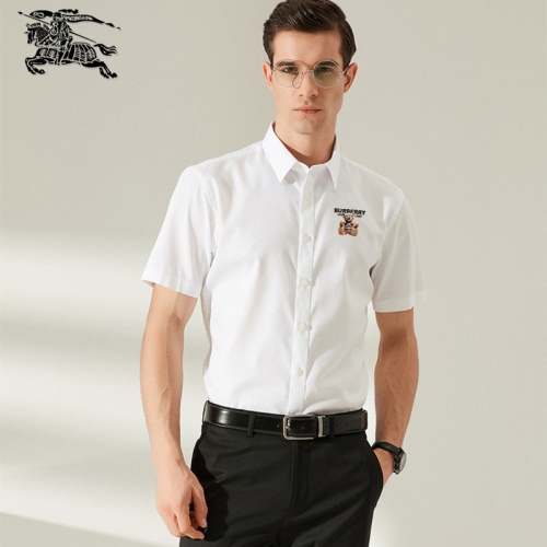 Replica Burberry Shirts Short Sleeved For Men #989388 $38.00 USD for Wholesale