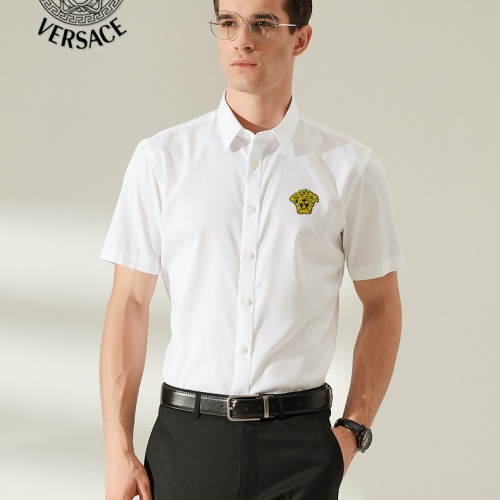 Versace Shirts Short Sleeved For Men #989445