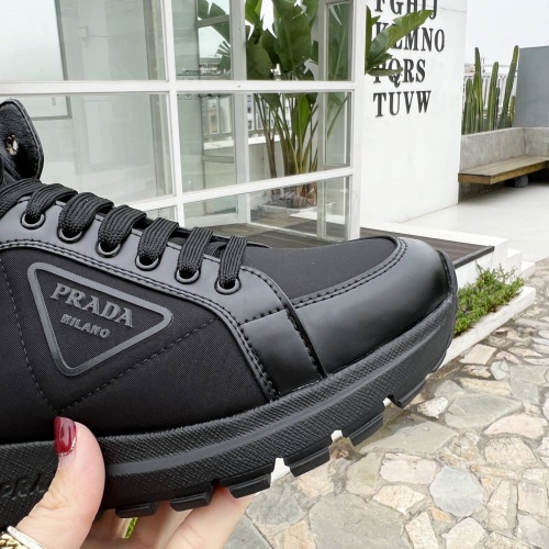 Replica Prada High Tops Shoes For Women #989535 $100.00 USD for Wholesale