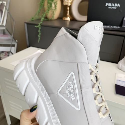 Replica Prada High Tops Shoes For Men #989540 $98.00 USD for Wholesale