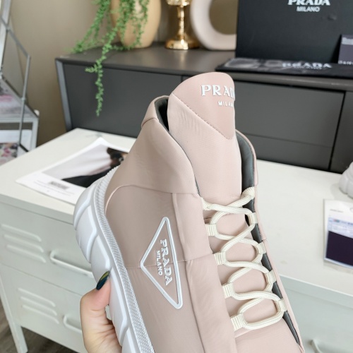 Replica Prada High Tops Shoes For Women #989541 $96.00 USD for Wholesale