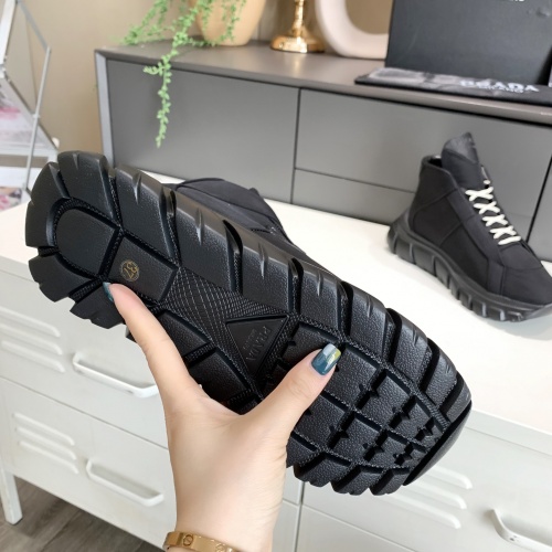 Replica Prada High Tops Shoes For Women #989545 $96.00 USD for Wholesale