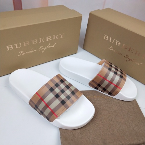 Replica Burberry Slippers For Men #989548 $48.00 USD for Wholesale