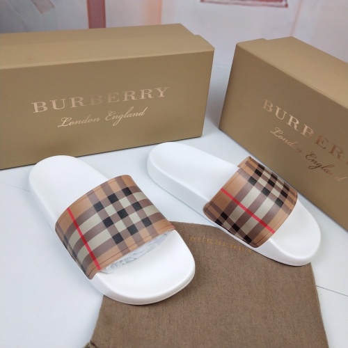 Replica Burberry Slippers For Men #989548 $48.00 USD for Wholesale
