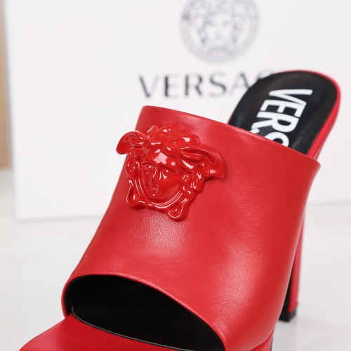 Replica Versace Slippers For Women #989614 $88.00 USD for Wholesale