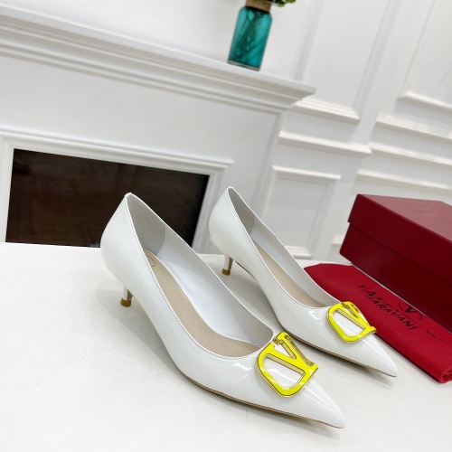 Replica Valentino High-Heeled Shoes For Women #989670 $82.00 USD for Wholesale