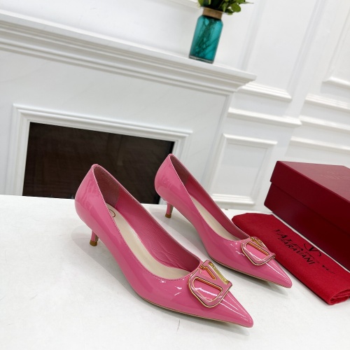 Replica Valentino High-Heeled Shoes For Women #989672 $82.00 USD for Wholesale