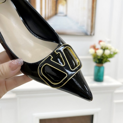 Replica Valentino High-Heeled Shoes For Women #989673 $82.00 USD for Wholesale