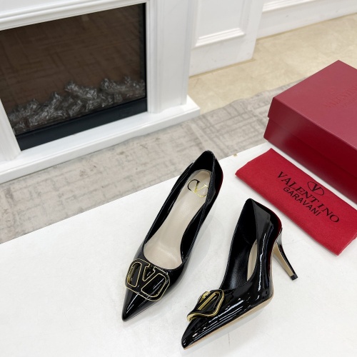 Valentino High-Heeled Shoes For Women #989684 $82.00 USD, Wholesale Replica Valentino High-Heeled Shoes