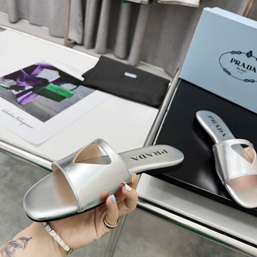Replica Prada Slippers For Women #989713 $68.00 USD for Wholesale