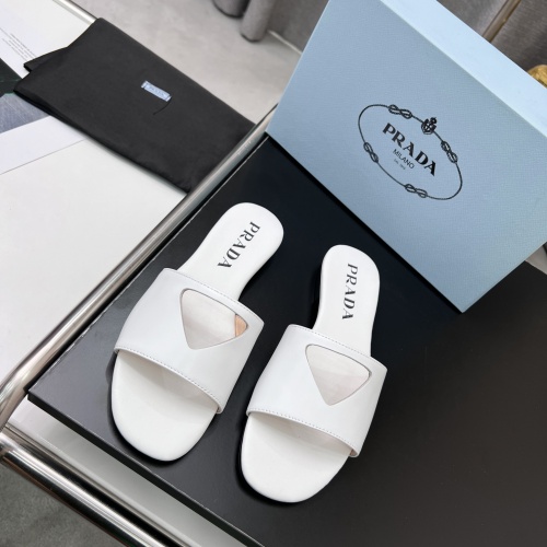 Replica Prada Slippers For Women #989717 $68.00 USD for Wholesale