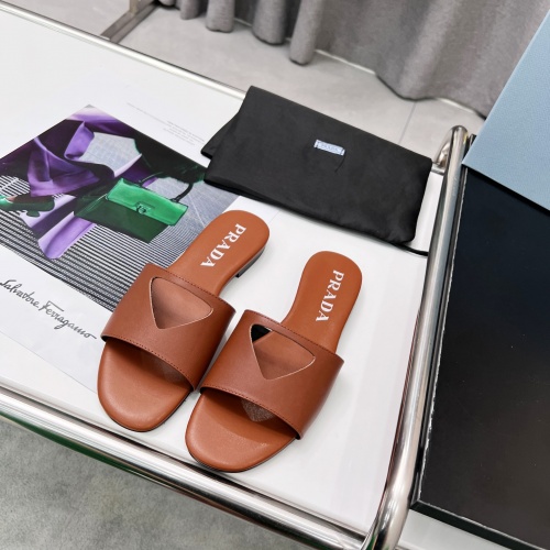 Replica Prada Slippers For Women #989719 $68.00 USD for Wholesale