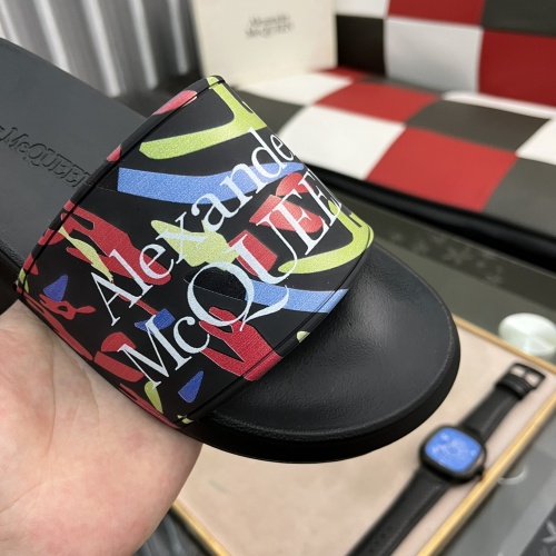 Replica Alexander McQueen Slippers For Men #989860 $48.00 USD for Wholesale