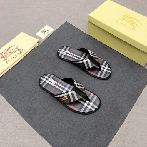 Replica Burberry Slippers For Men #989977 $48.00 USD for Wholesale