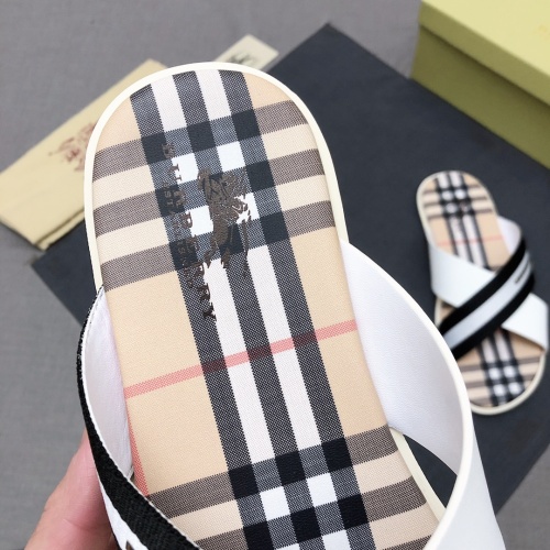 Replica Burberry Slippers For Men #989981 $48.00 USD for Wholesale
