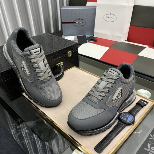 Replica Prada Casual Shoes For Men #990020 $112.00 USD for Wholesale