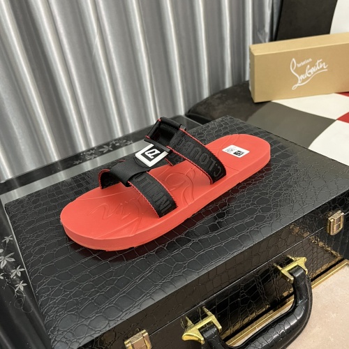 Replica Christian Louboutin CL Slippers For Men #990118 $48.00 USD for Wholesale
