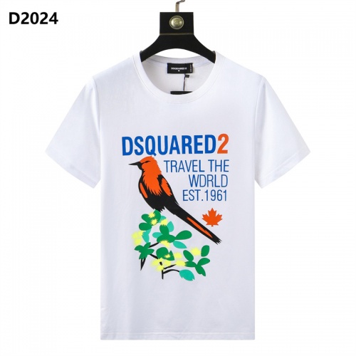 Dsquared T-Shirts Short Sleeved For Men #990180 $25.00 USD, Wholesale Replica Dsquared T-Shirts