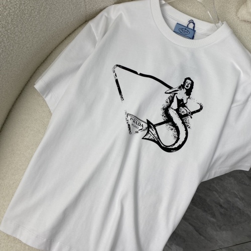 Prada T-Shirts Short Sleeved For Unisex #990559 $52.00 USD, Wholesale Replica Prada T-Shirts