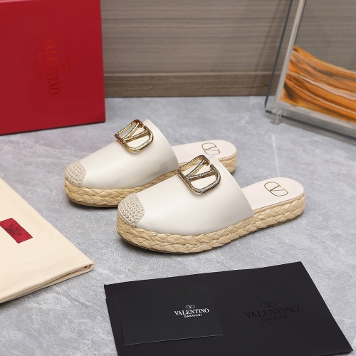 Replica Valentino Slippers For Women #990793 $96.00 USD for Wholesale