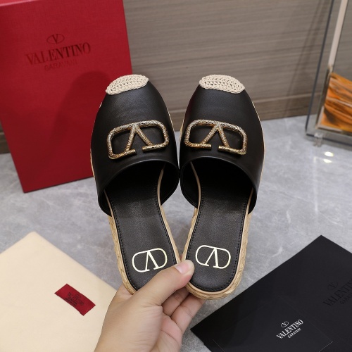 Replica Valentino Slippers For Women #990798 $96.00 USD for Wholesale