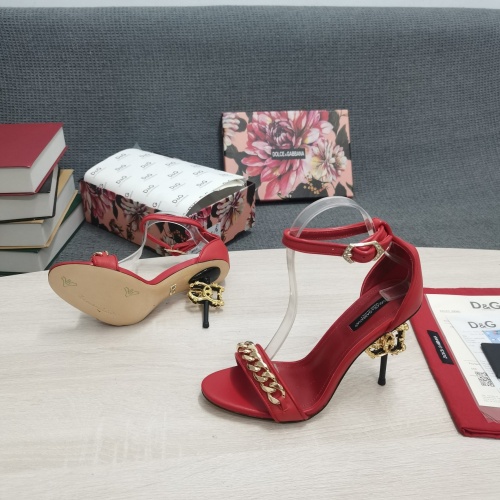 Replica Dolce&Gabbana D&G Sandal For Women #990831 $145.00 USD for Wholesale