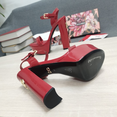 Replica Dolce&Gabbana D&G Sandal For Women #990838 $132.00 USD for Wholesale
