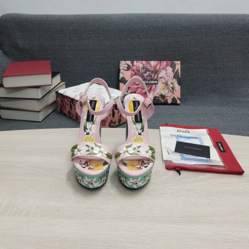 Replica Dolce&Gabbana D&G Sandal For Women #990855 $162.00 USD for Wholesale