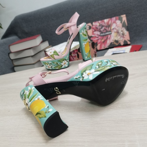 Replica Dolce&Gabbana D&G Sandal For Women #990855 $162.00 USD for Wholesale