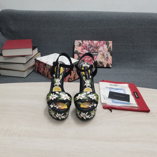 Replica Dolce&Gabbana D&G Sandal For Women #990856 $162.00 USD for Wholesale