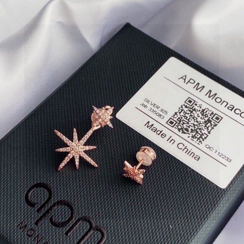 Replica apm Monaco Earrings For Women #990966 $32.00 USD for Wholesale