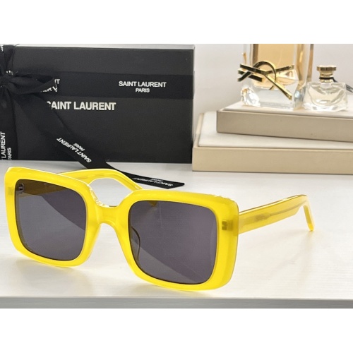 Yves Saint Laurent YSL AAA Quality Sunglassses #991074 $60.00 USD, Wholesale Replica Yves Saint Laurent YSL AAA Sunglassses