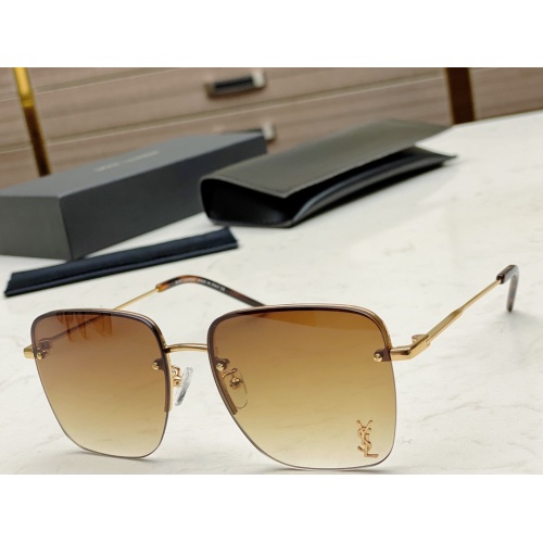 Yves Saint Laurent YSL AAA Quality Sunglassses #991084 $60.00 USD, Wholesale Replica Yves Saint Laurent YSL AAA Quality Sunglasses