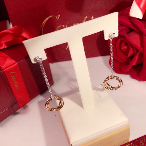 Replica Cartier Earrings For Women #991099 $45.00 USD for Wholesale