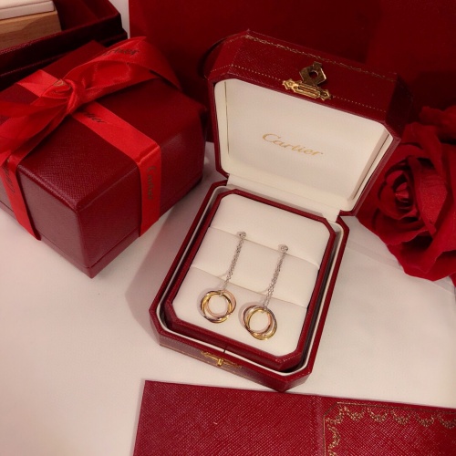 Replica Cartier Earrings For Women #991099 $45.00 USD for Wholesale