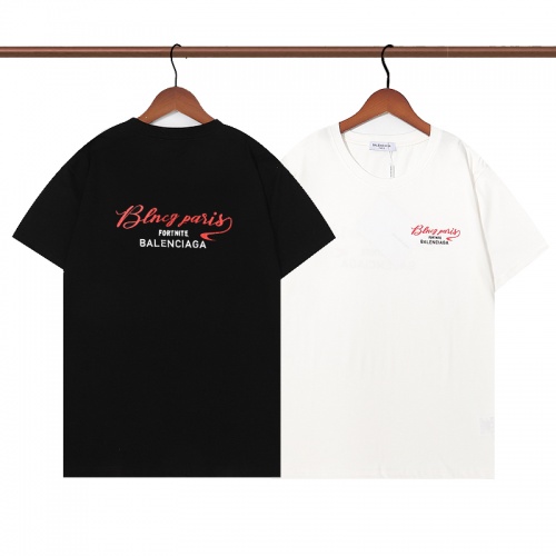 Replica Balenciaga T-Shirts Short Sleeved For Unisex #991478 $29.00 USD for Wholesale