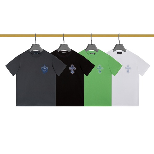 Replica Chrome Hearts T-Shirts Short Sleeved For Unisex #991487 $34.00 USD for Wholesale