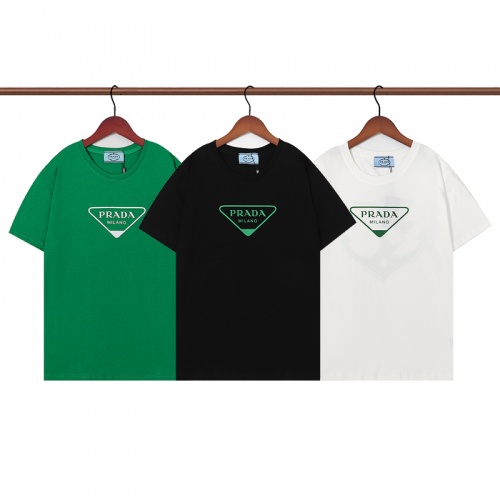Replica Prada T-Shirts Short Sleeved For Unisex #991518 $32.00 USD for Wholesale
