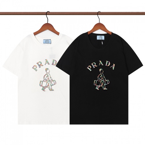Replica Prada T-Shirts Short Sleeved For Unisex #991521 $32.00 USD for Wholesale