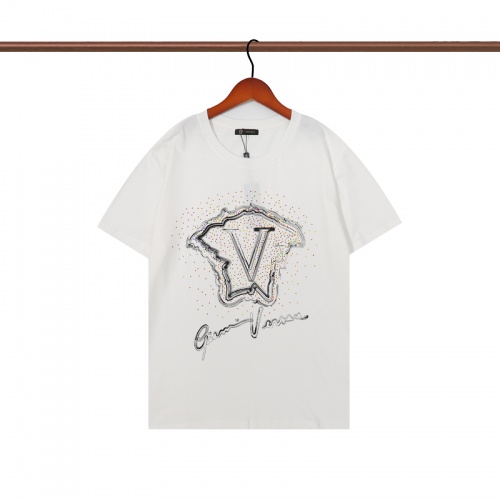 Versace T-Shirts Short Sleeved For Unisex #991523 $29.00 USD, Wholesale Replica Versace T-Shirts