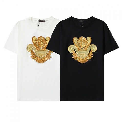 Replica Versace T-Shirts Short Sleeved For Men #991526 $34.00 USD for Wholesale
