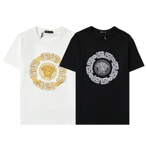 Replica Versace T-Shirts Short Sleeved For Men #991527 $34.00 USD for Wholesale