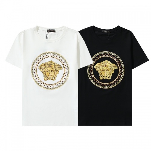 Replica Versace T-Shirts Short Sleeved For Men #991530 $34.00 USD for Wholesale