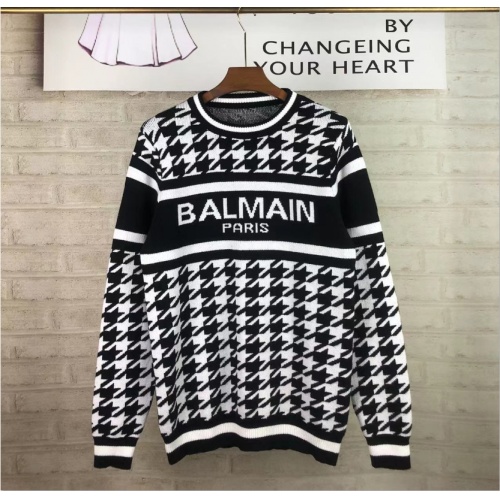 Balmain Sweaters Long Sleeved For Unisex #991597 $52.00 USD, Wholesale Replica Balmain Sweaters