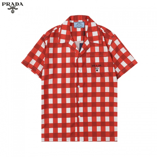 Prada Shirts Short Sleeved For Men #991637