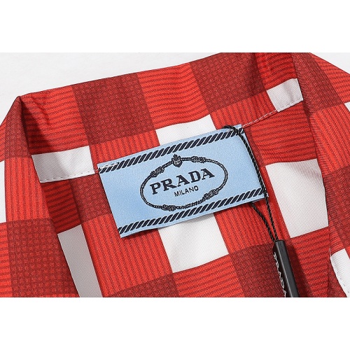Replica Prada Shirts Short Sleeved For Men #991637 $36.00 USD for Wholesale