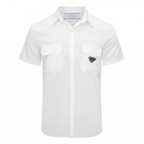 Prada Shirts Short Sleeved For Men #991638