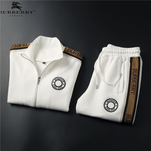 Replica Burberry Tracksuits Long Sleeved For Men #991743 $92.00 USD for Wholesale