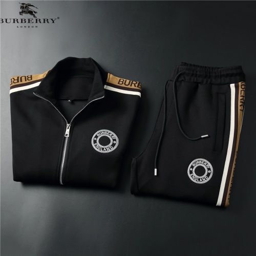 Replica Burberry Tracksuits Long Sleeved For Men #991744 $92.00 USD for Wholesale
